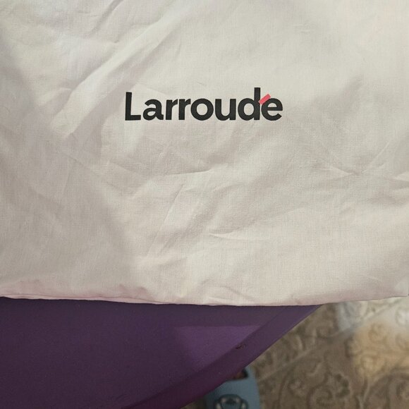 Larroude Dolly Crystal Sandal in Gray - Picture 6 of 6